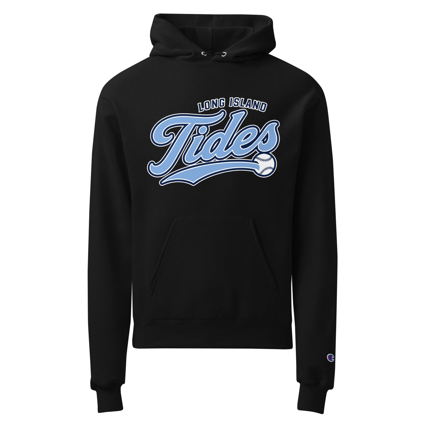 Signature | Champion Hoodie | Long Island Tides Baseball | Athletics Logo