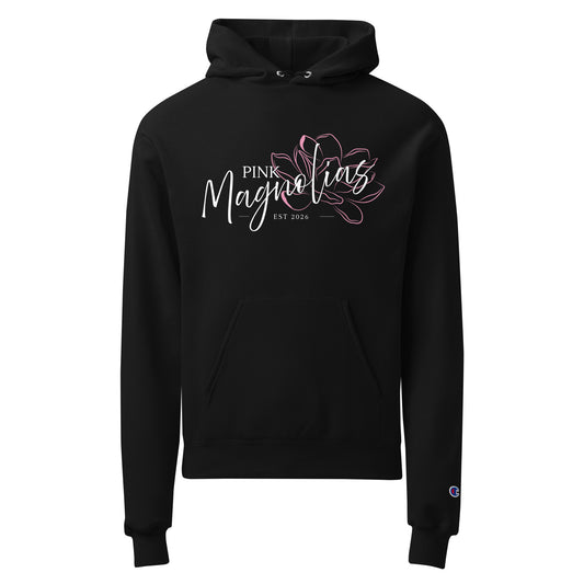 Signature | Champion Hoodie | Pink Magnolias Dance | Modern Script Logo