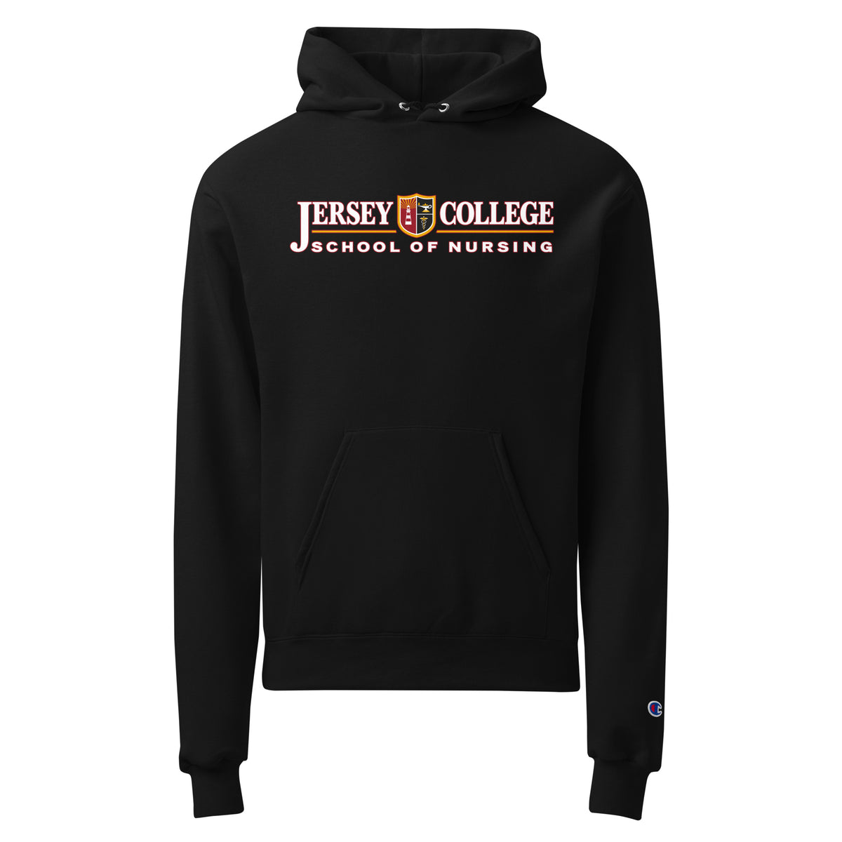 Signature | Champion Hoodie | Grand View University Nursing | Emblem Logo