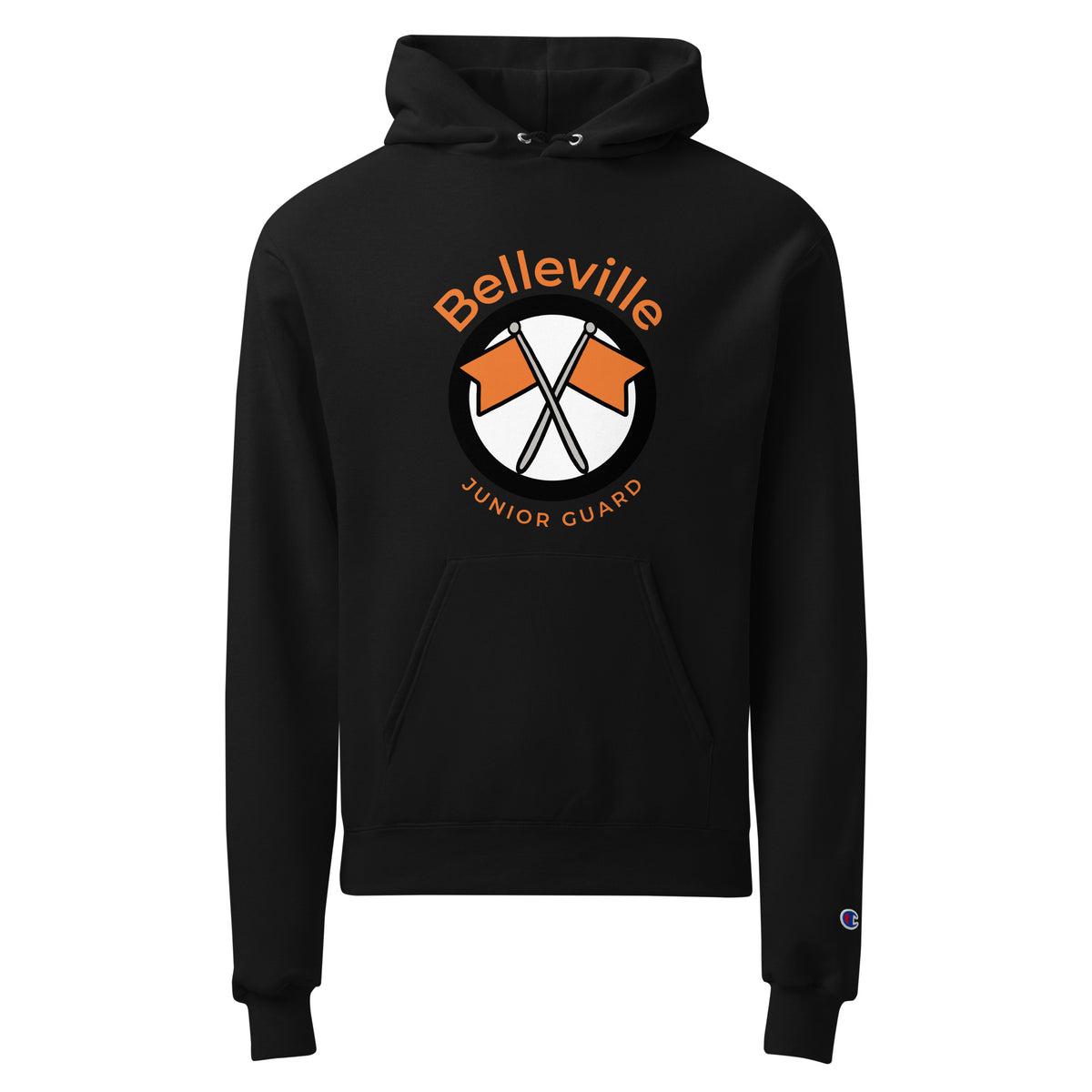 Signature | Champion Hoodie | Belleville Community Guard Programs | Crest Logo