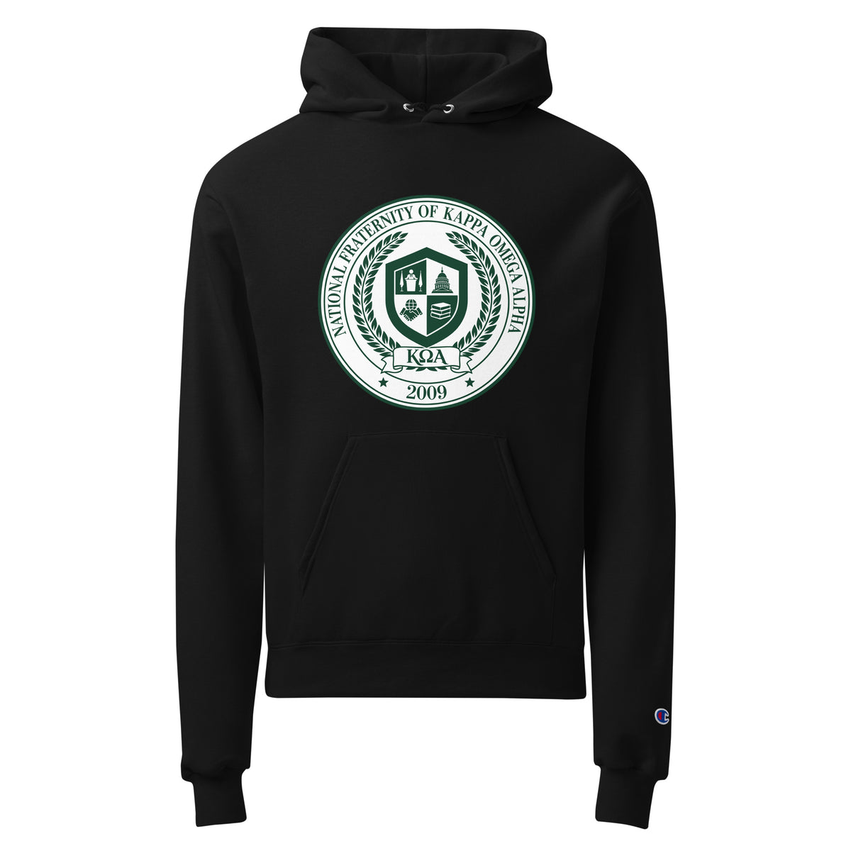 Signature | Champion Hoodie | Kappa Omega Alpha | Badge Logo