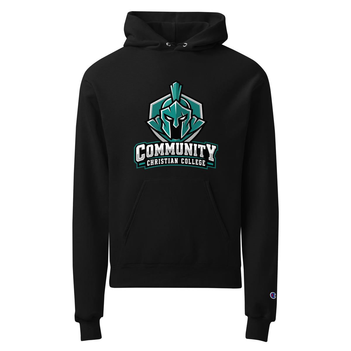 Signature | Champion Hoodie | Community Christian College | Vanguard Athletic Logo
