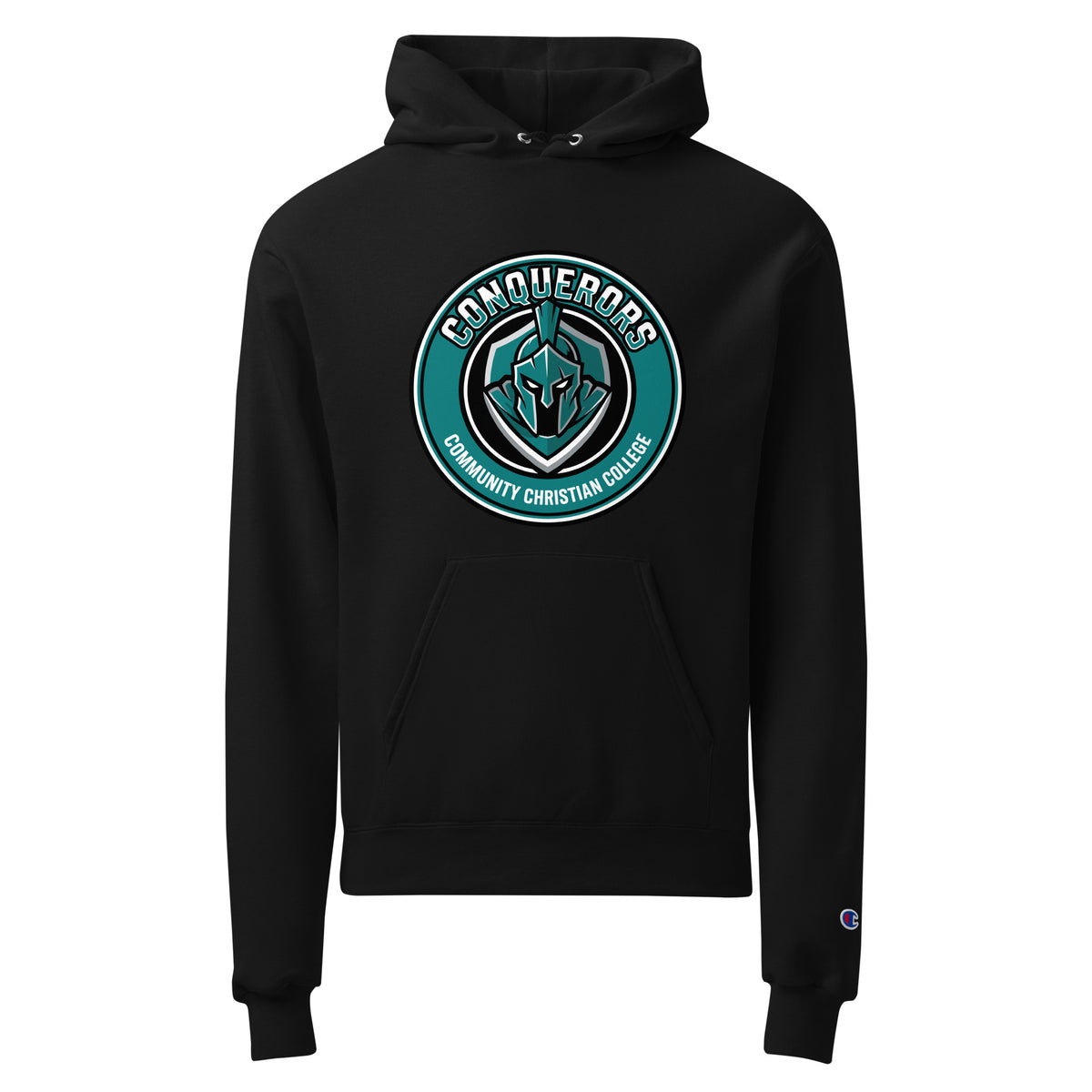 Signature | Champion Hoodie | Community Christian College | Badge Logo
