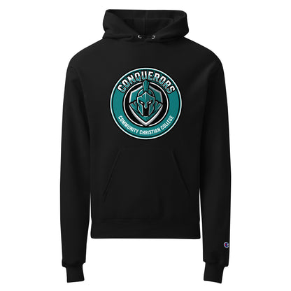 Signature | Champion Hoodie | Community Christian College | Badge Logo