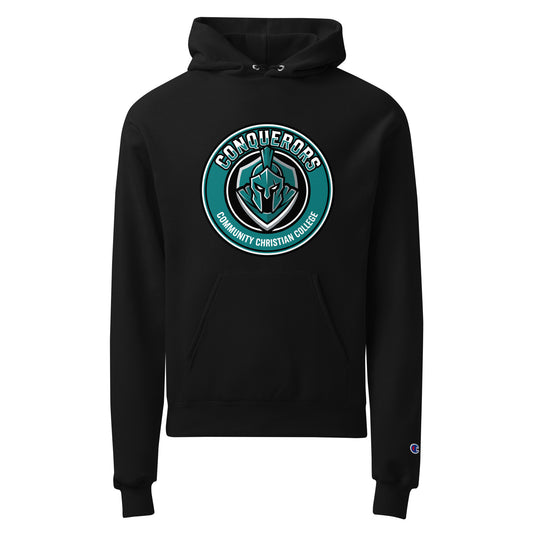 Signature | Champion Hoodie | Community Christian College | Badge Logo