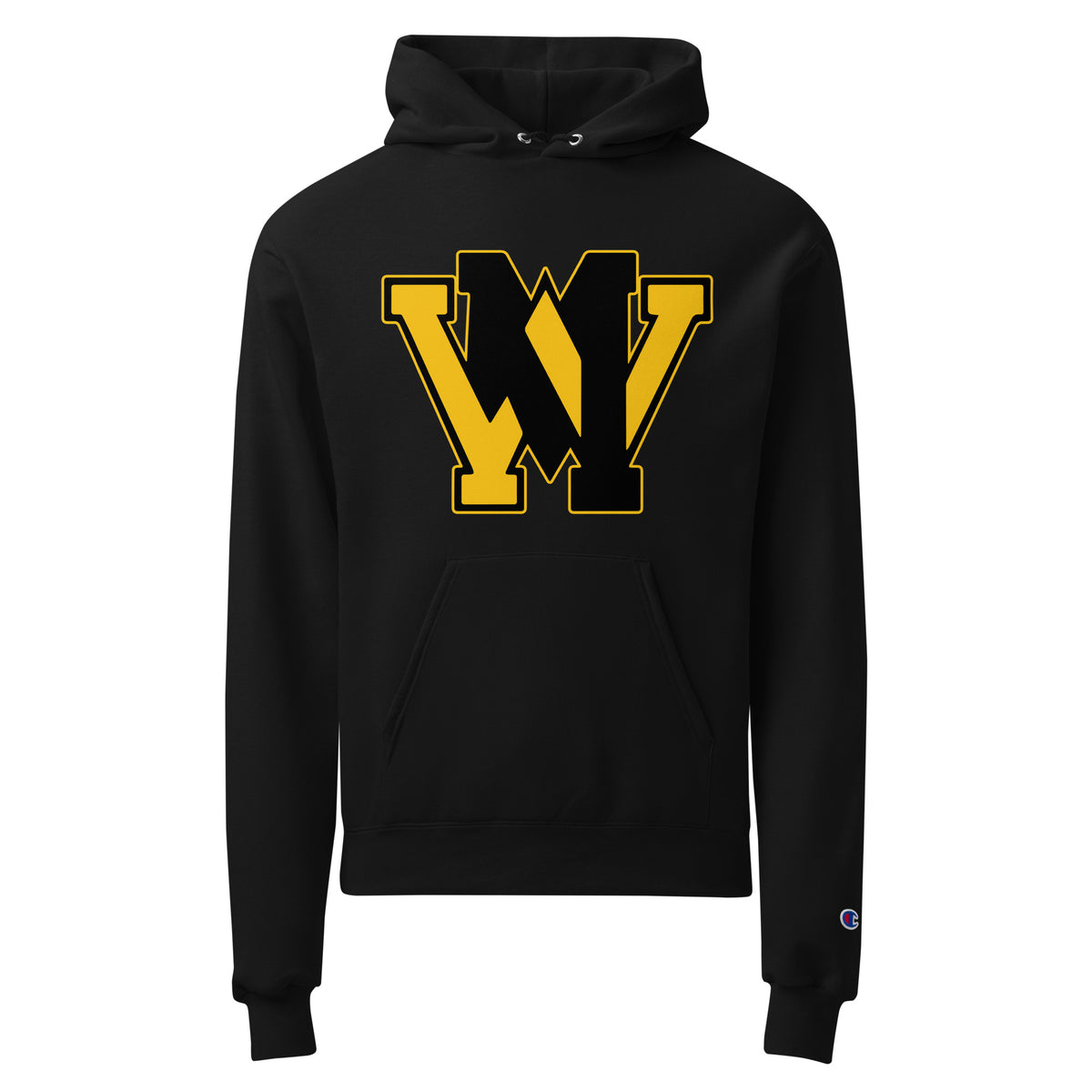 Signature | Champion Hoodie | West Milford Indoor Track & Field Team | Emblem Logo