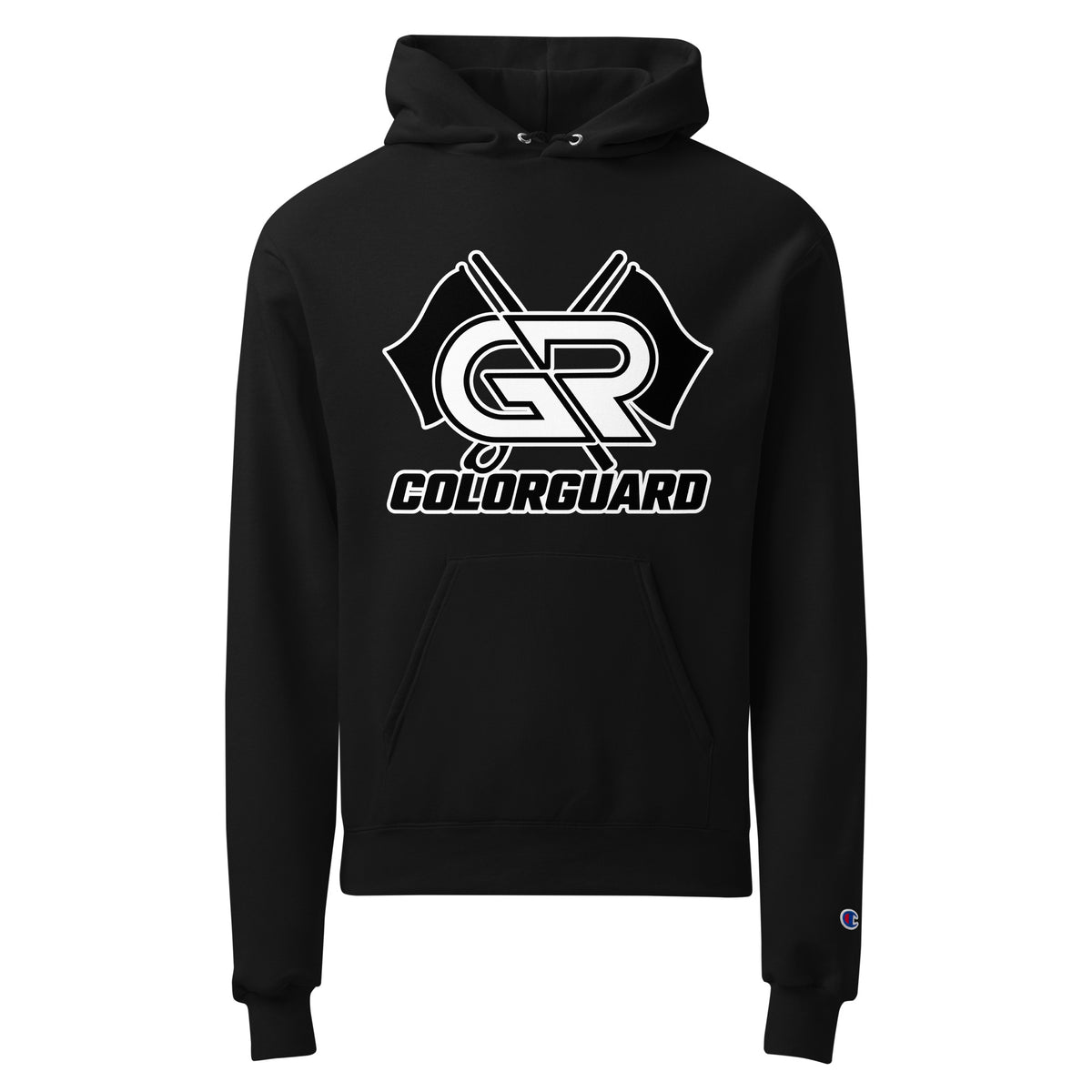 Signature | Champion Hoodie | George Ranch High School Colorguard | Crest Logo