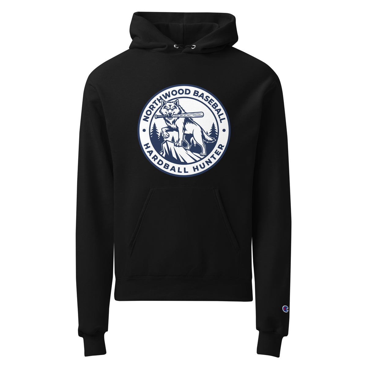 Signature | Champion Hoodie | Northwood High School Baseball | Badge Logo