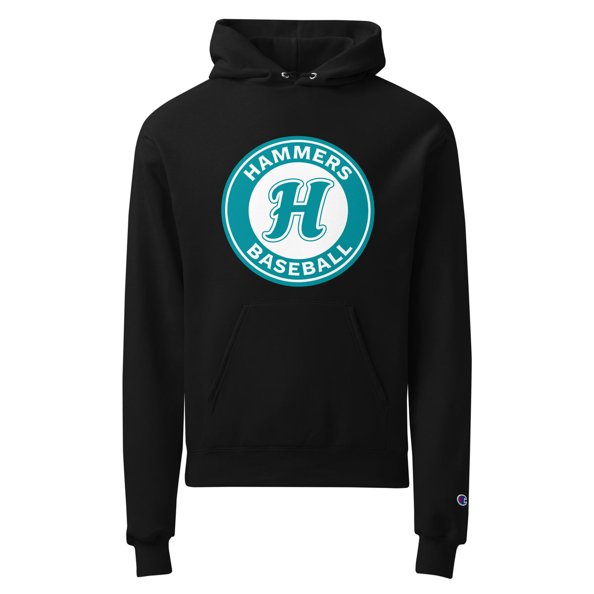 Signature | Champion Hoodie | Hammers Baseball (10U) | Badge Logo
