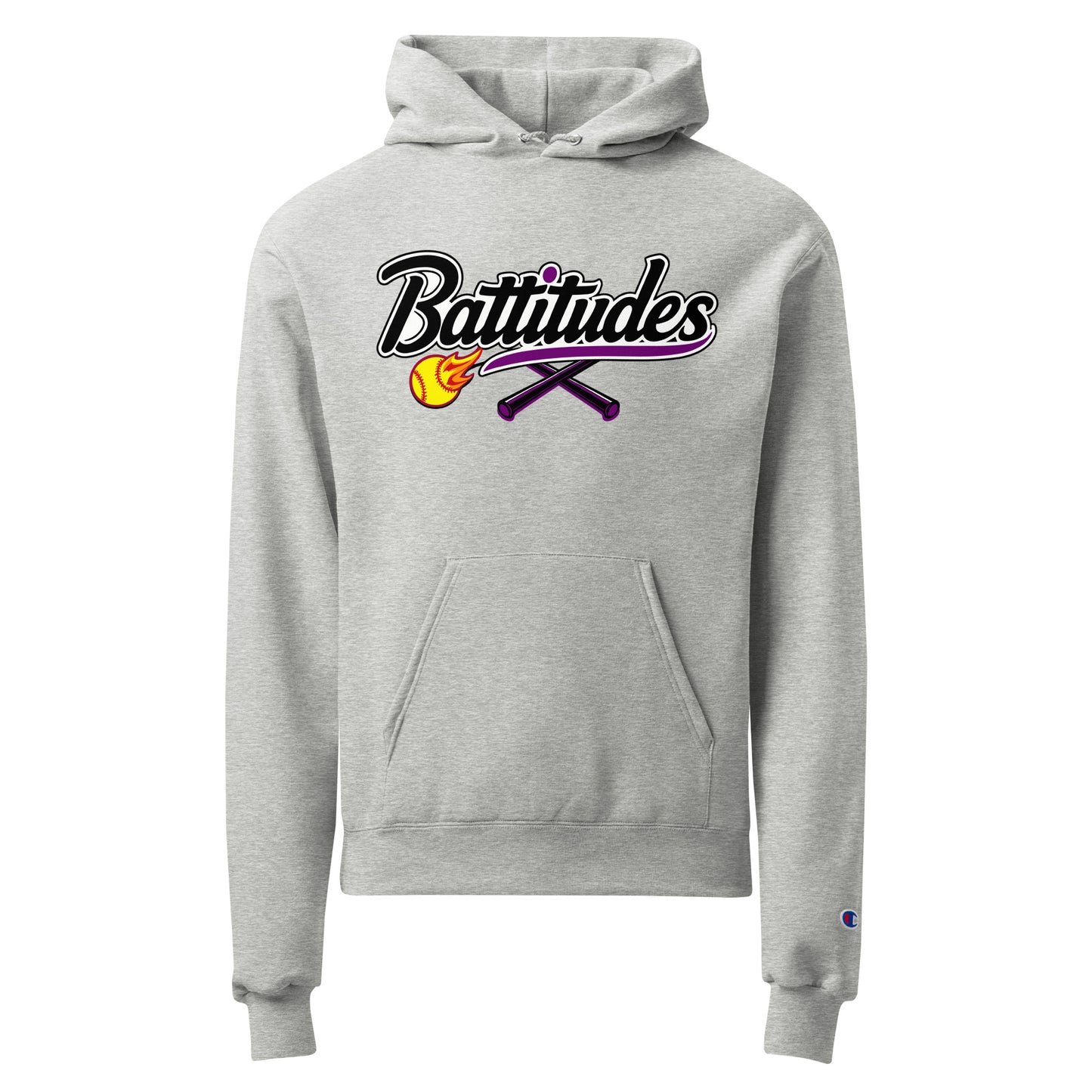 Signature | Champion Hoodie | Battitudes | Crest Logo