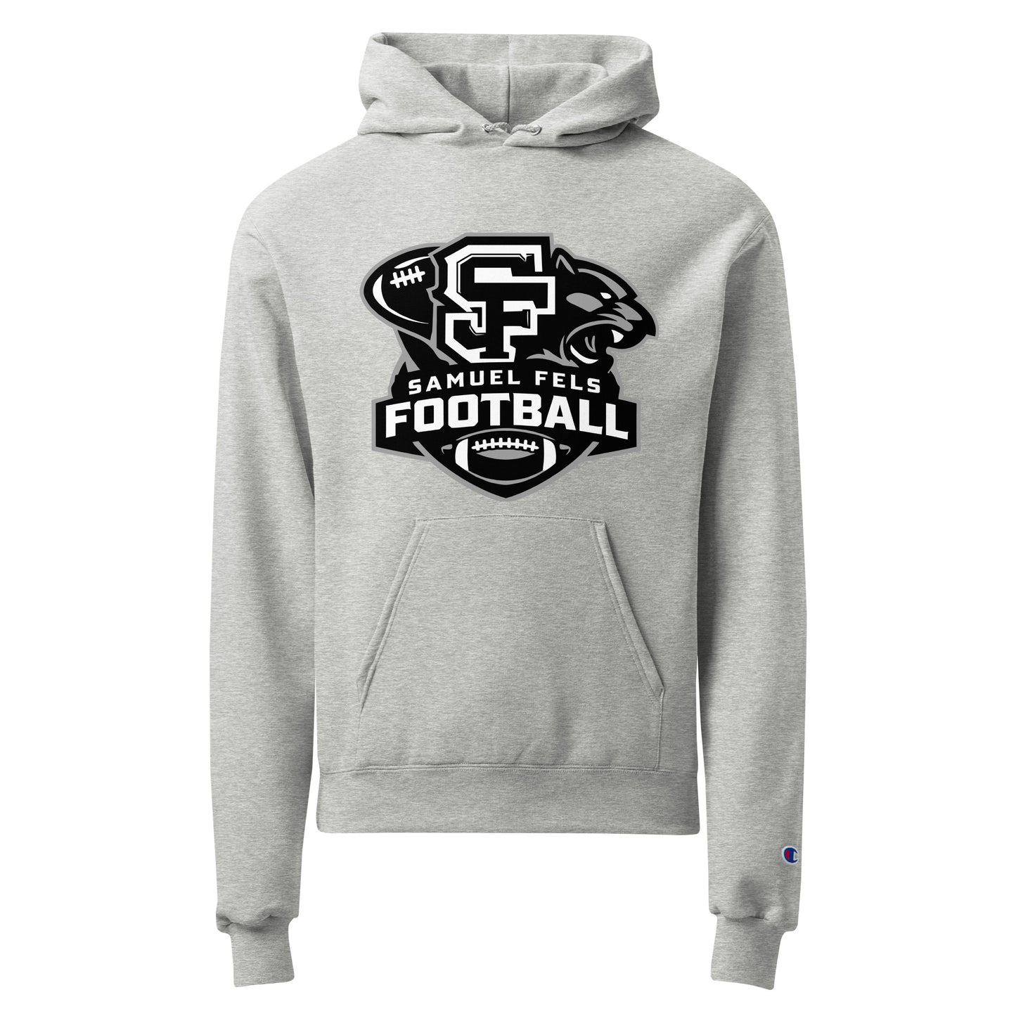 Signature | Champion Hoodie | Samuel Fels Football | Crest Logo