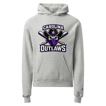 Signature | Champion Hoodie | Carolina Outlaws Baseball | Crest Logo