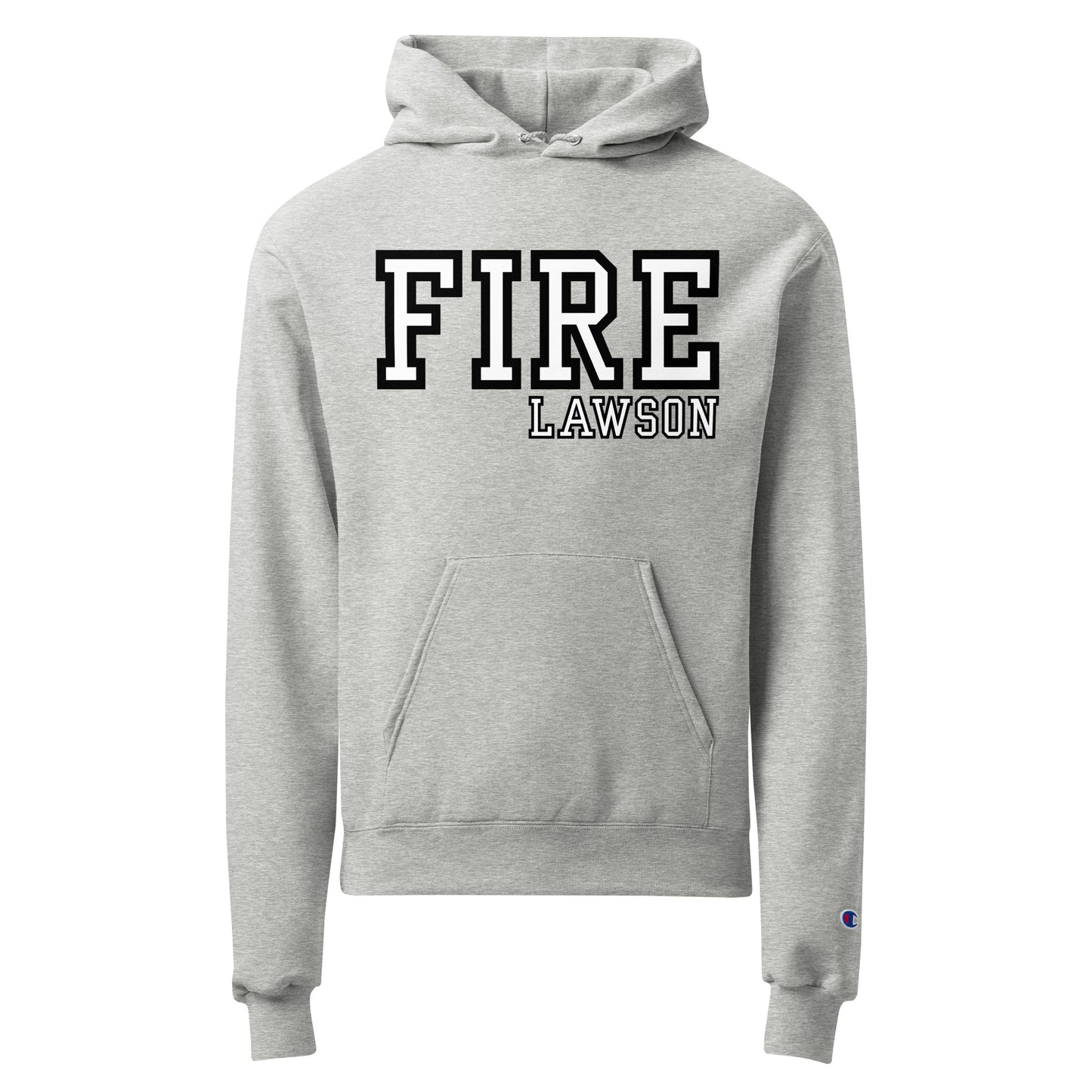 Signature | Champion Hoodie | Lawson Fire Department | Script Logo