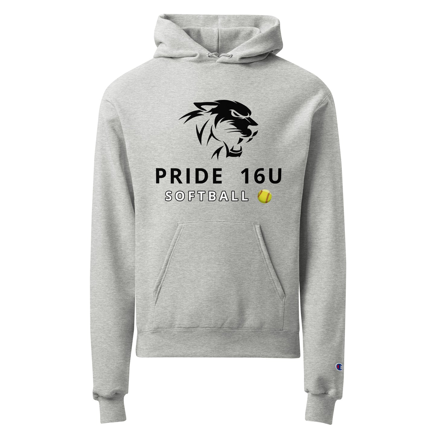 Signature | Champion Hoodie | NNY Pride Softball | Emblem Logo