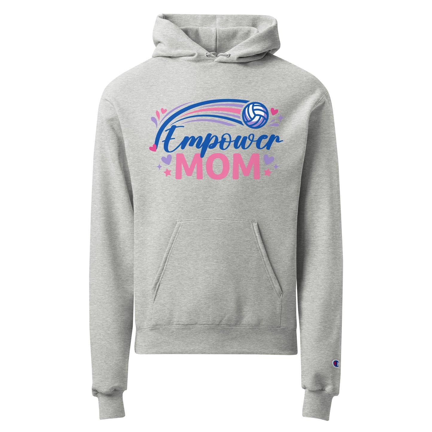 Signature | Champion Hoodie | Empower Volleyball Club | Mom Crest Logo