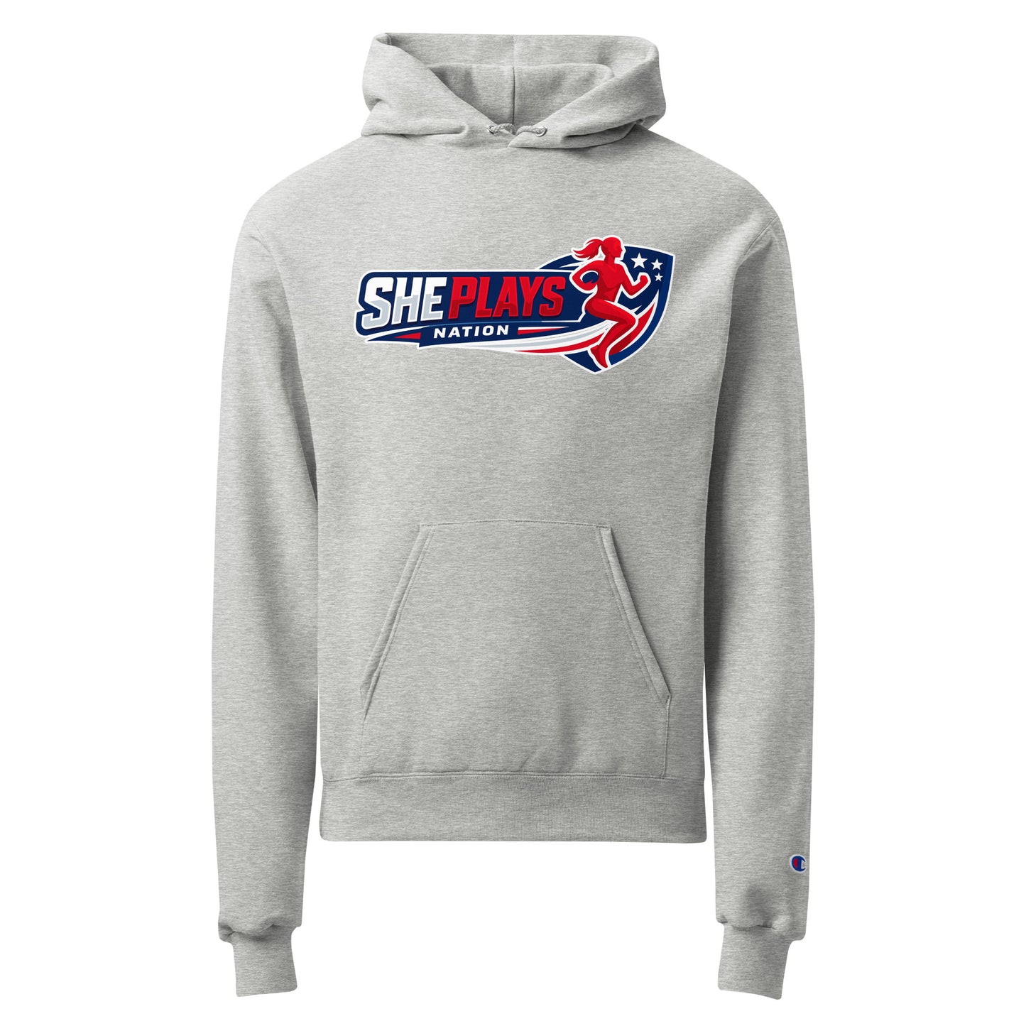 Signature | Champion Hoodie | She Plays Nation | Crest Logo