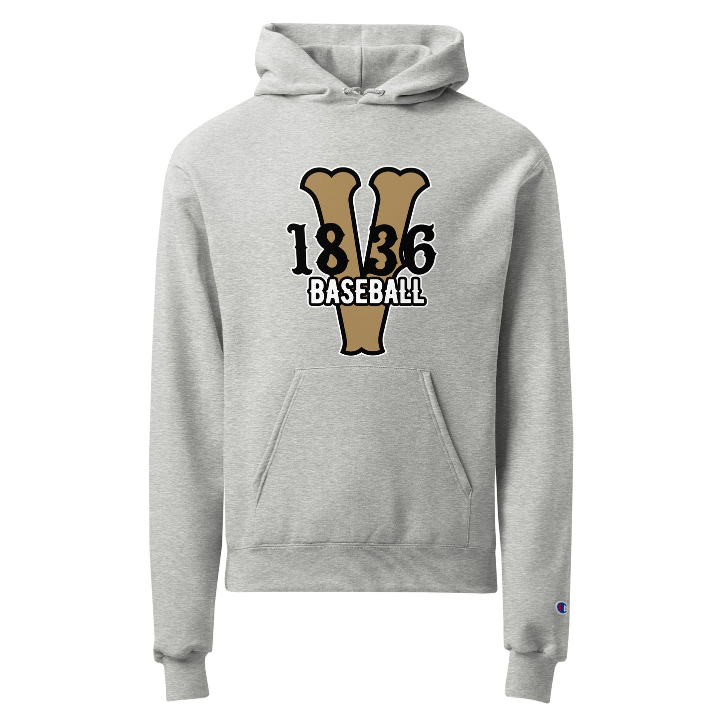 Signature | Champion Hoodie | 1836 Volunteers Baseball | Crest Logo