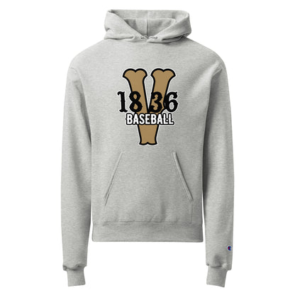 Signature | Champion Hoodie | 1836 Volunteers Baseball | Crest Logo