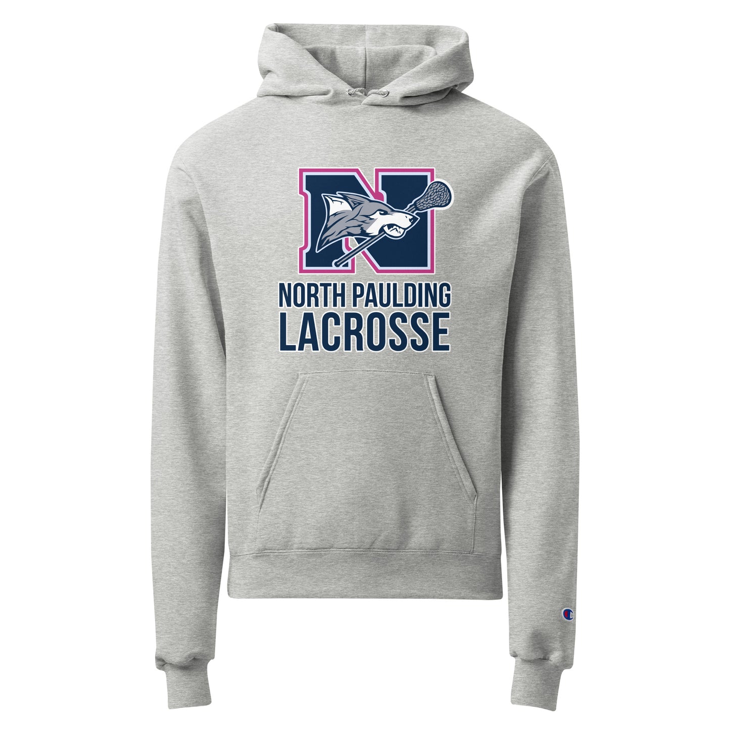 Signature | Champion Hoodie | North Paulding Lacrosse | Vanguard Logo