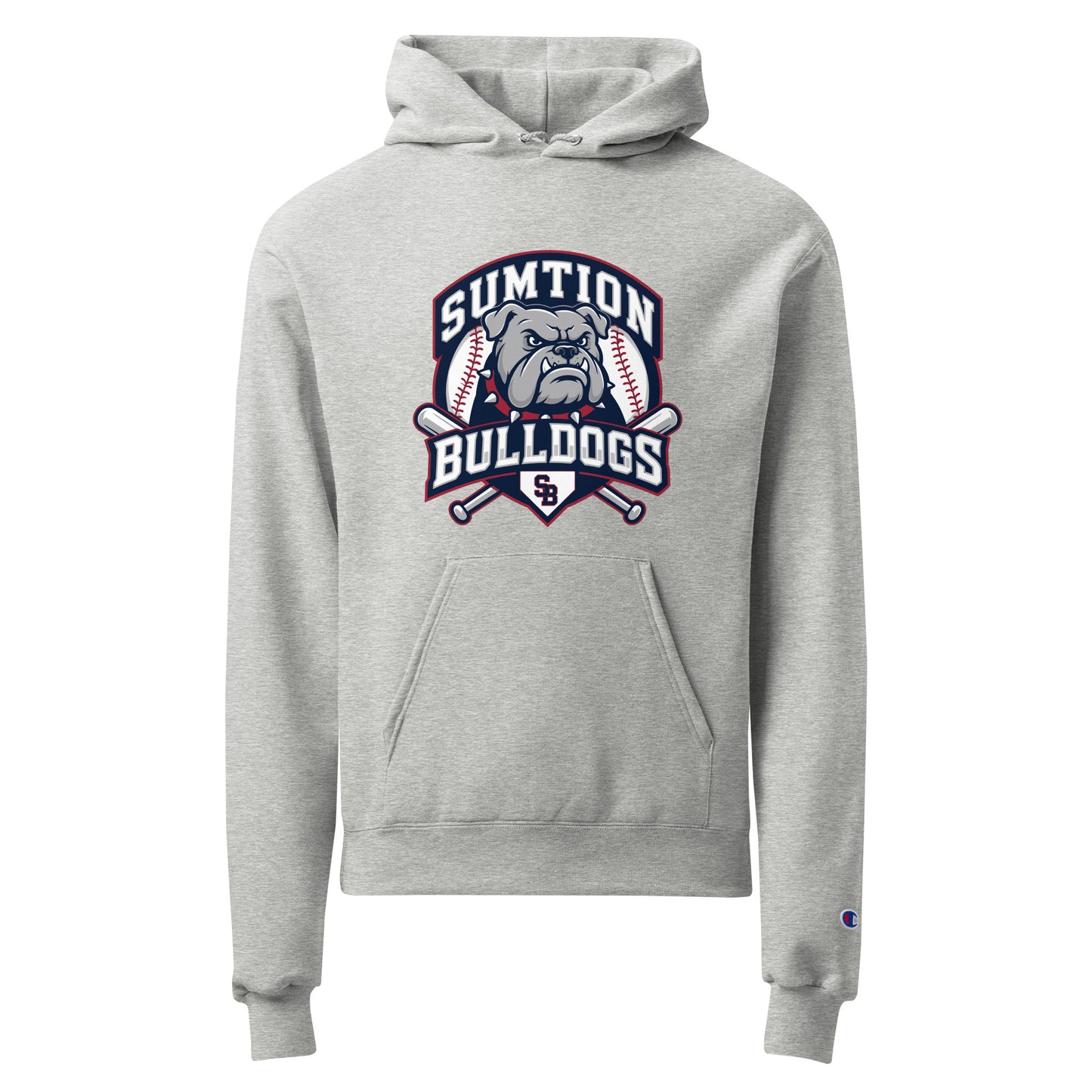 Signature | Champion Hoodie | Sumtion bulldogs | Emblem Logo