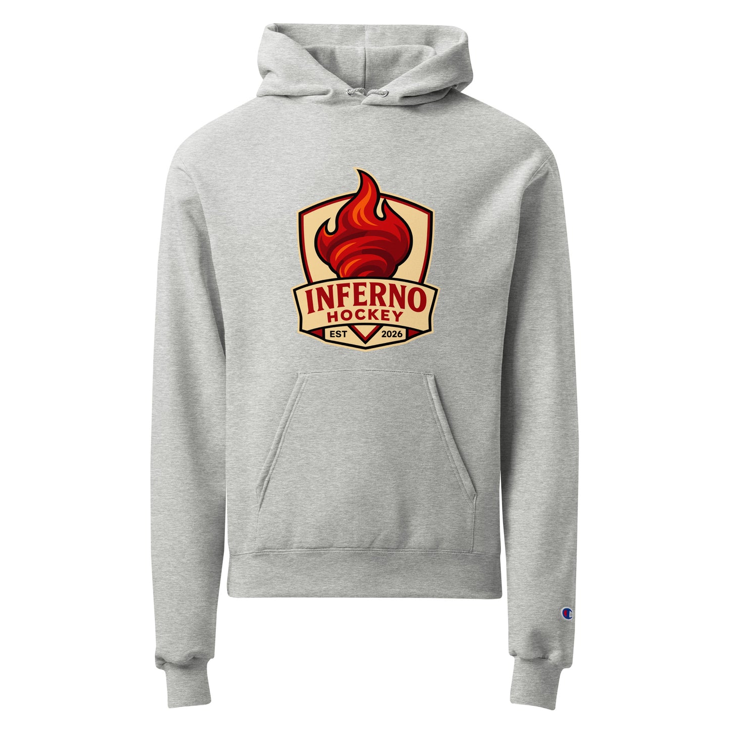Signature | Champion Hoodie | Inferno Hockey | Crest Logo