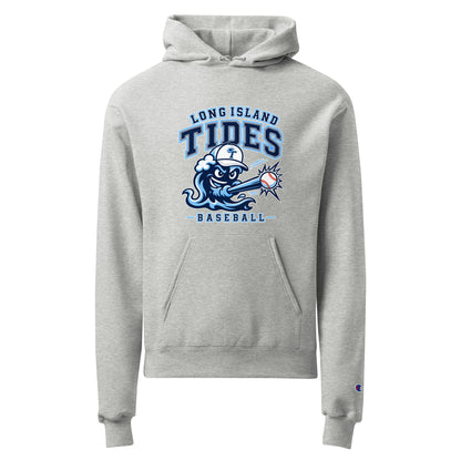 Signature | Champion Hoodie | Long Island Tides Baseball | Valor Logo