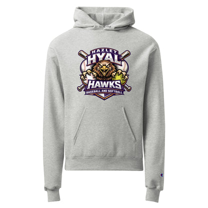 Signature | Champion Hoodie | HYAL Hawks | Emblem Logo