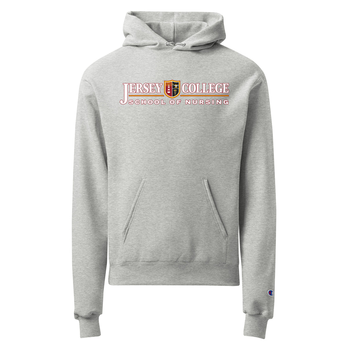 Signature | Champion Hoodie | Grand View University Nursing | Emblem Logo