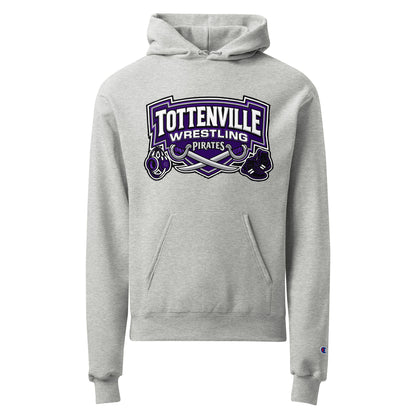 Signature | Champion Hoodie | Tottenville wrestling club | Vanguard Logo