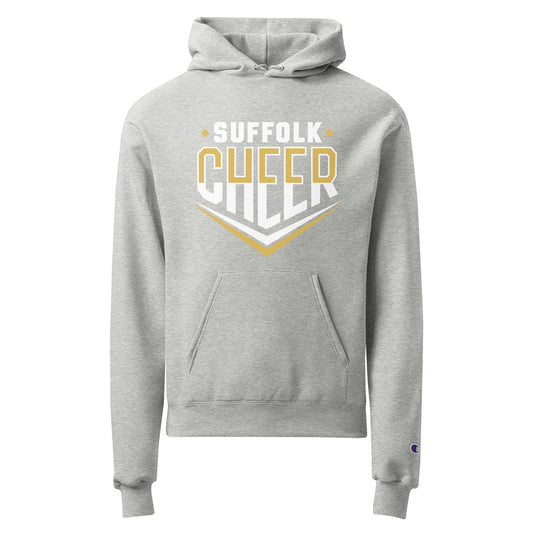 Signature | Champion Hoodie | Suffolk University Cheerleading | Emblem Logo