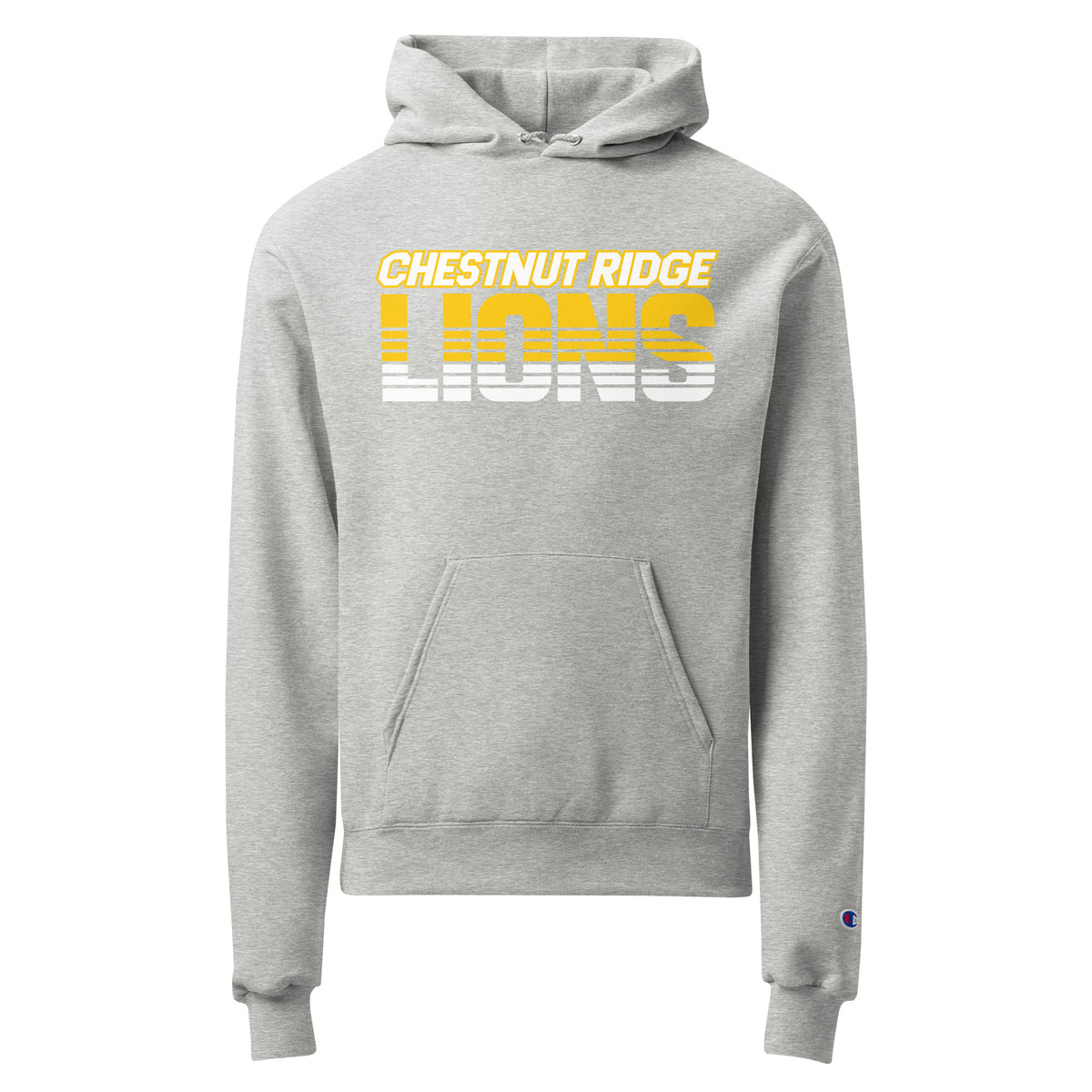 Signature | Champion Hoodie | Chestnut Ridge Lions Football | Script Logo