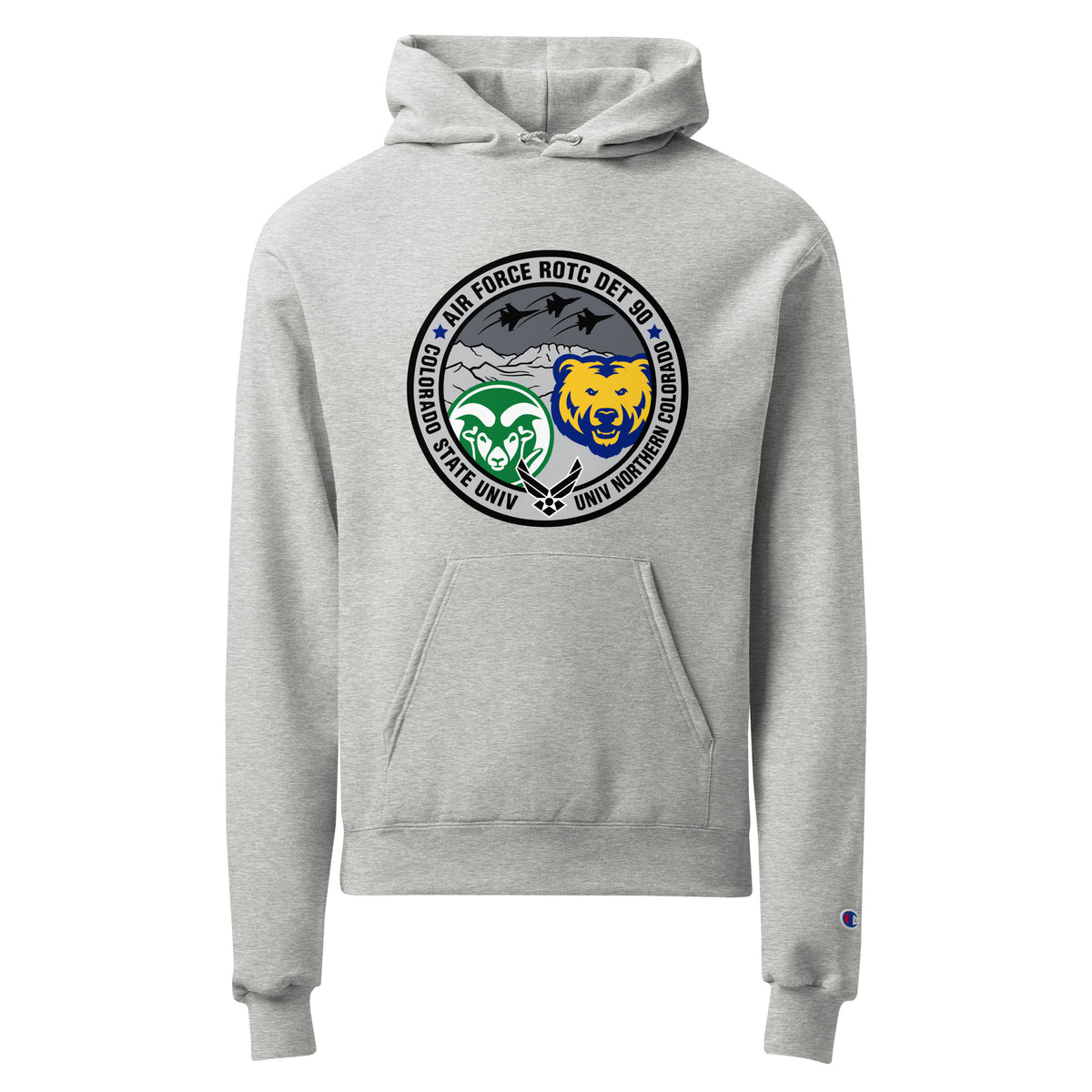 Signature | Champion Hoodie | Colorado State Detachment 90 | Badge Logo
