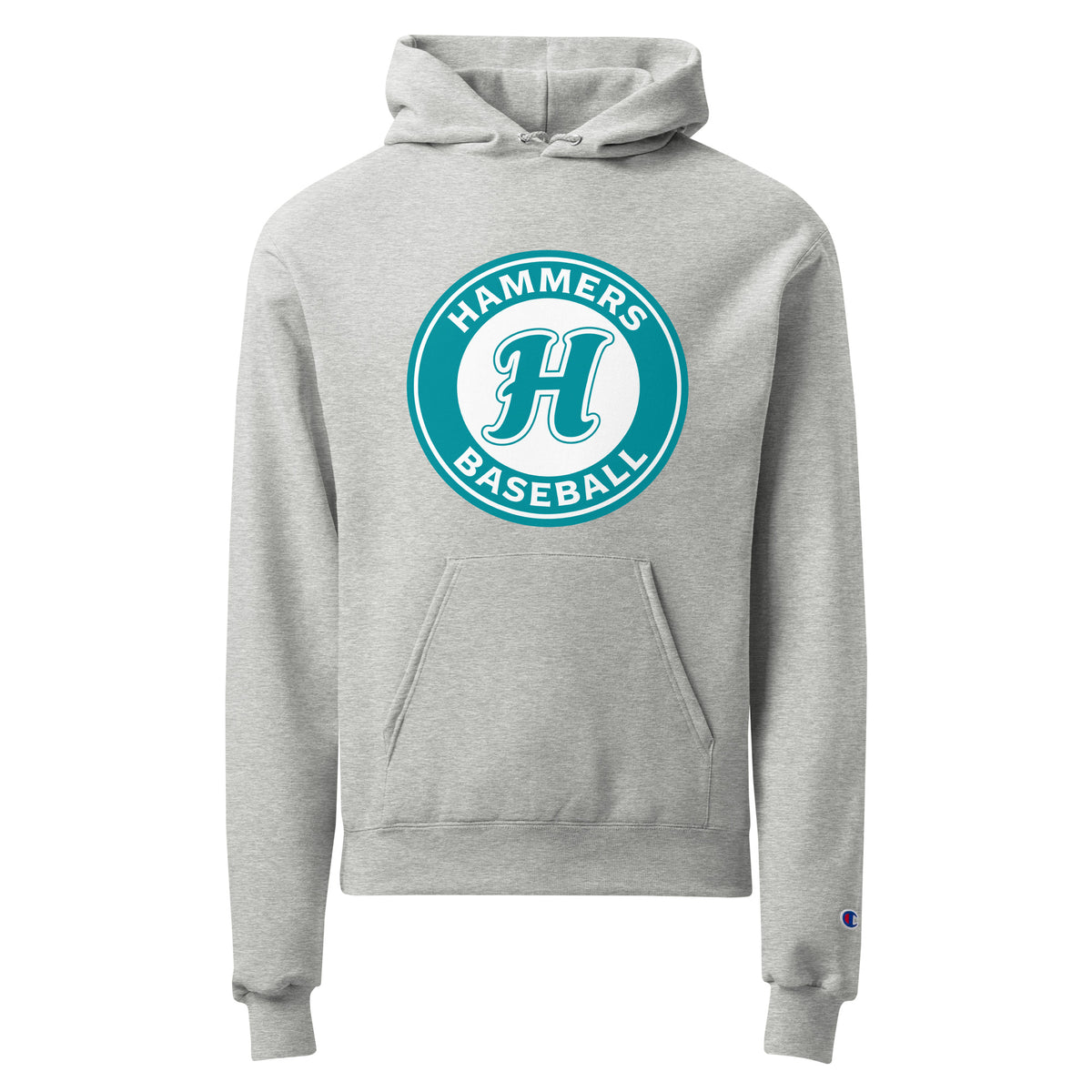 Signature | Champion Hoodie | Hammers Baseball (10U) | Badge Logo