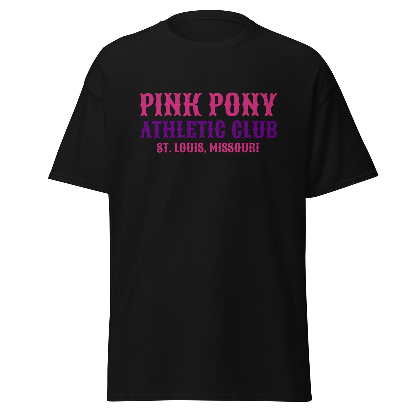 Classic | T-Shirt | Pink Pony Athletic Club | Athletic Wordmark Logo