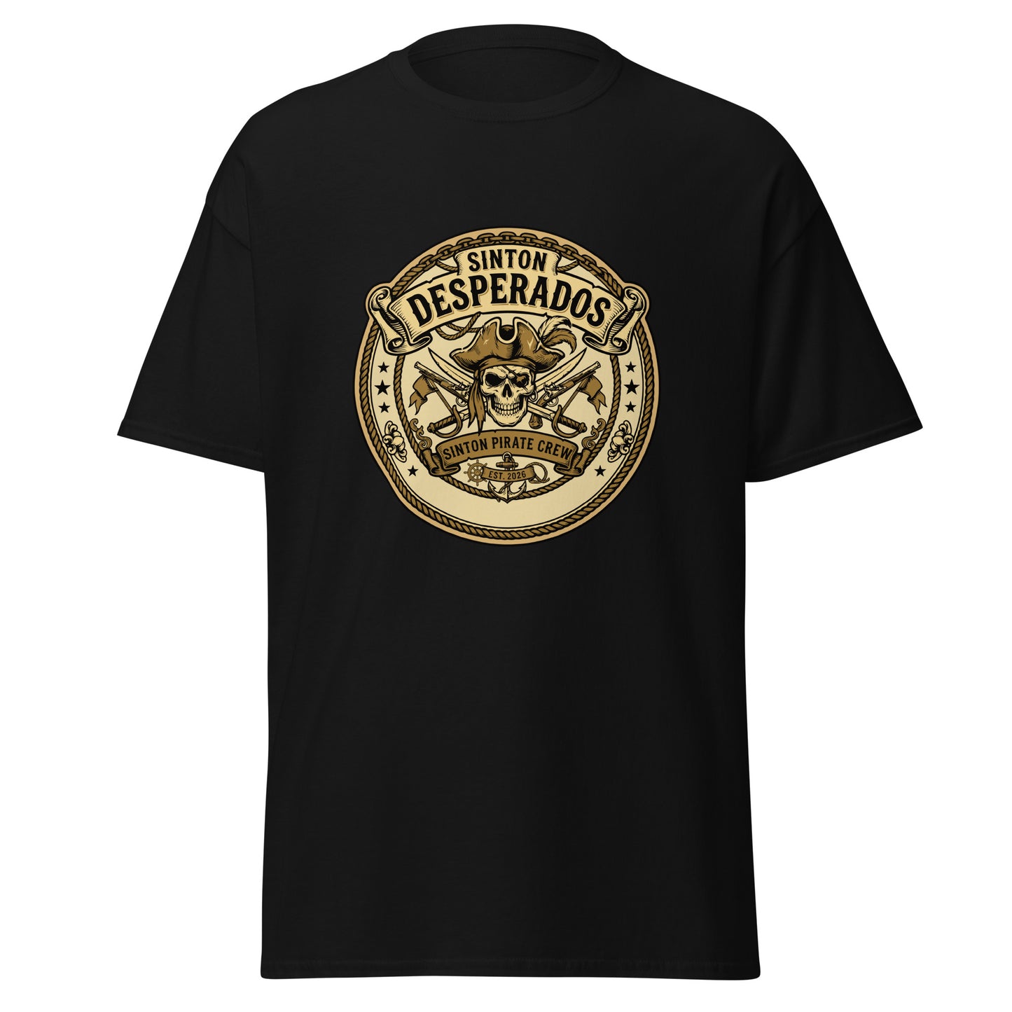 Classic | T-Shirt | Sinton Desperados Baseball | Badge Logo