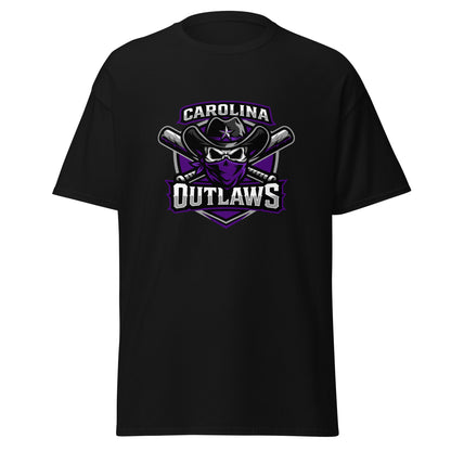 Classic | T-Shirt | Carolina Outlaws Baseball | Shield Logo