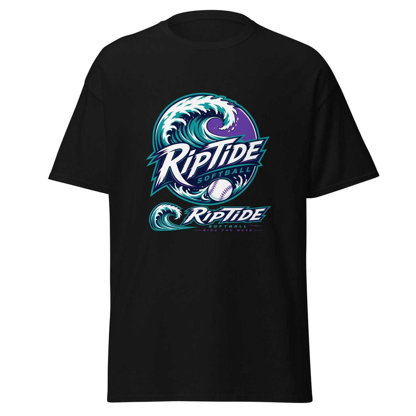 Classic | T-Shirt | RipTide Softball | Crest Logo