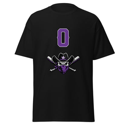 Classic | T-Shirt | Carolina Outlaws Baseball | Purple Renegades Logo