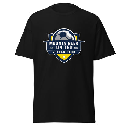 Classic | T-Shirt | Mountaineer United Soccer Club | Alpine Crest Logo