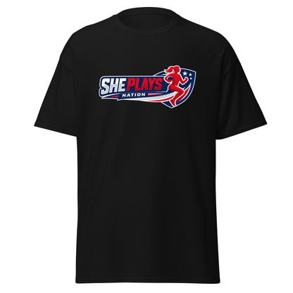 Classic | T-Shirt | She Plays Nation | Crest Logo