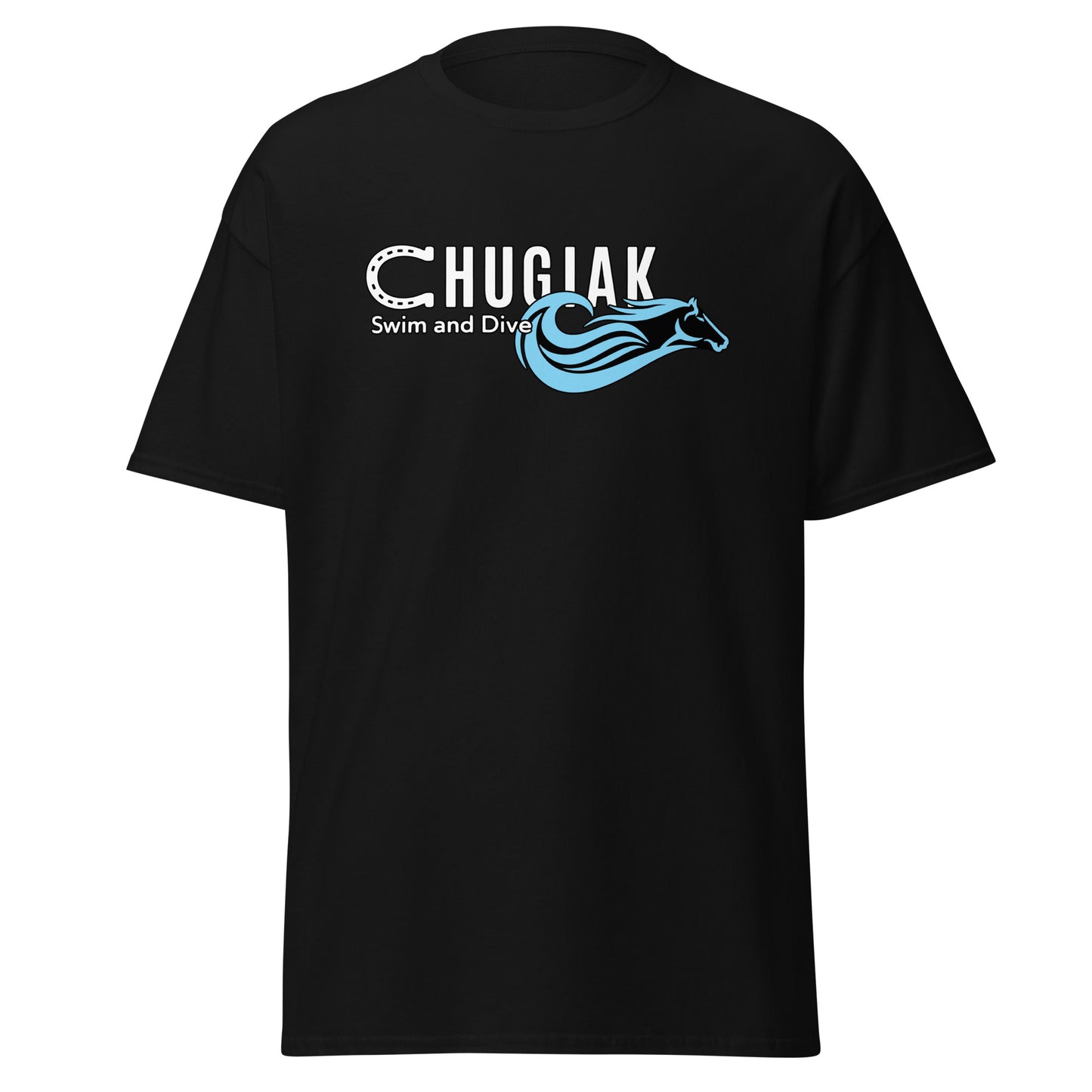 Classic | T-Shirt | Chugiak Mustang Swim & Dive | Emblem Logo