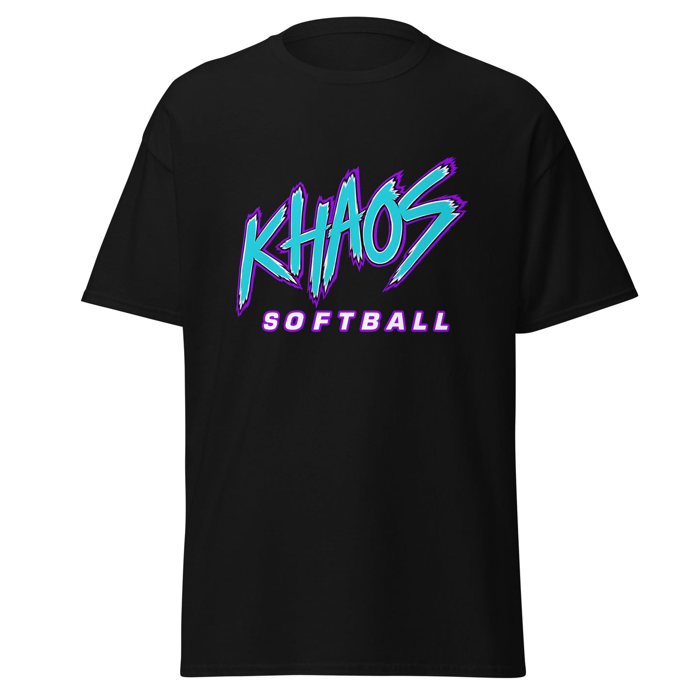 Classic | T-Shirt | Khaos Softball | Atlhetics Logo