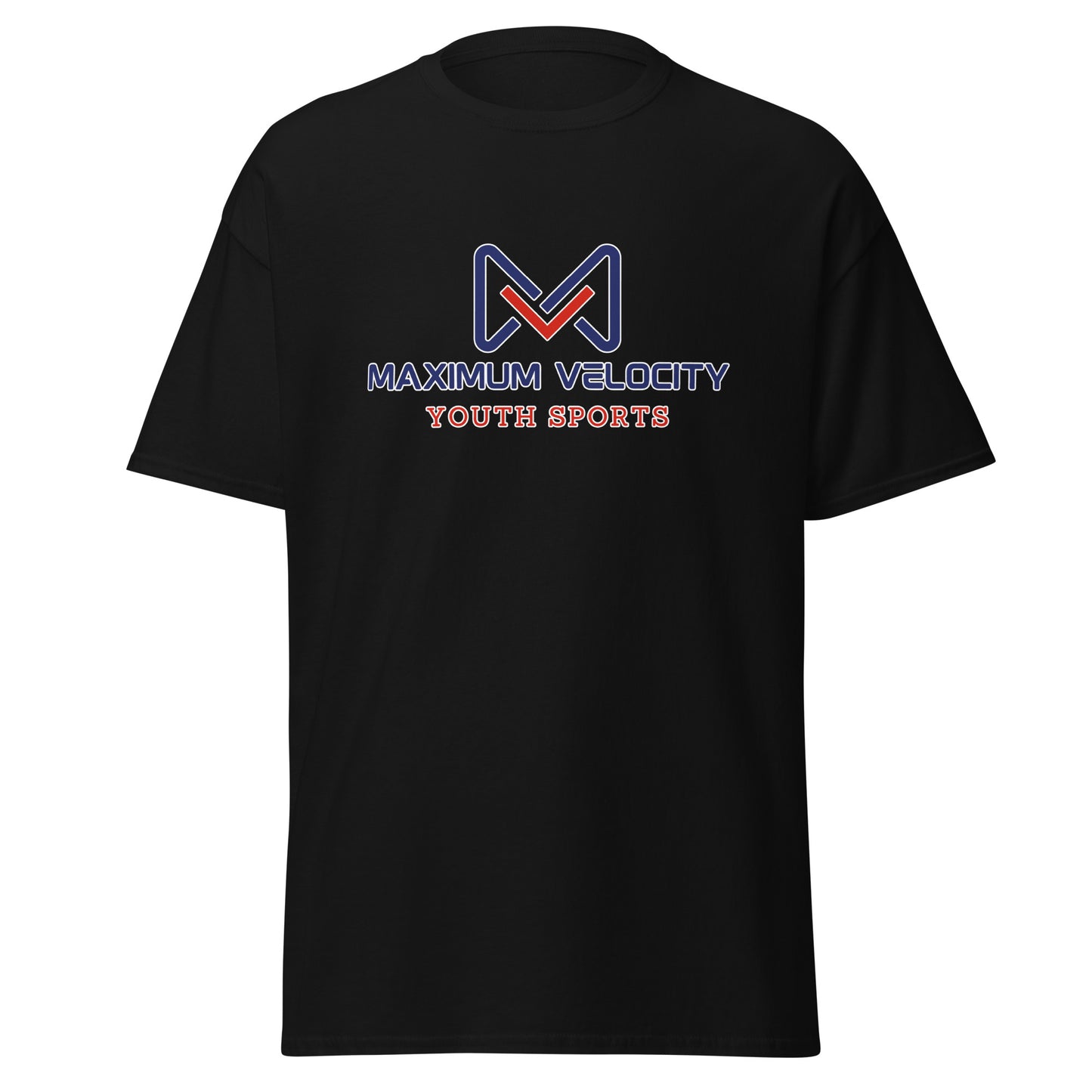 Classic | T-Shirt | Maximum Velocity Youth Sports | Emblem Logo