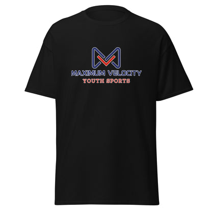 Classic | T-Shirt | Maximum Velocity Youth Sports | Emblem Logo