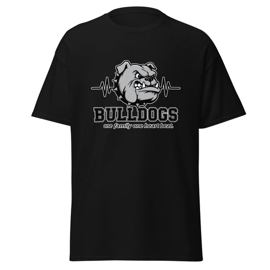 Classic | T-Shirt | Celina Recreational Football Black | Bulldogs Crest Logo