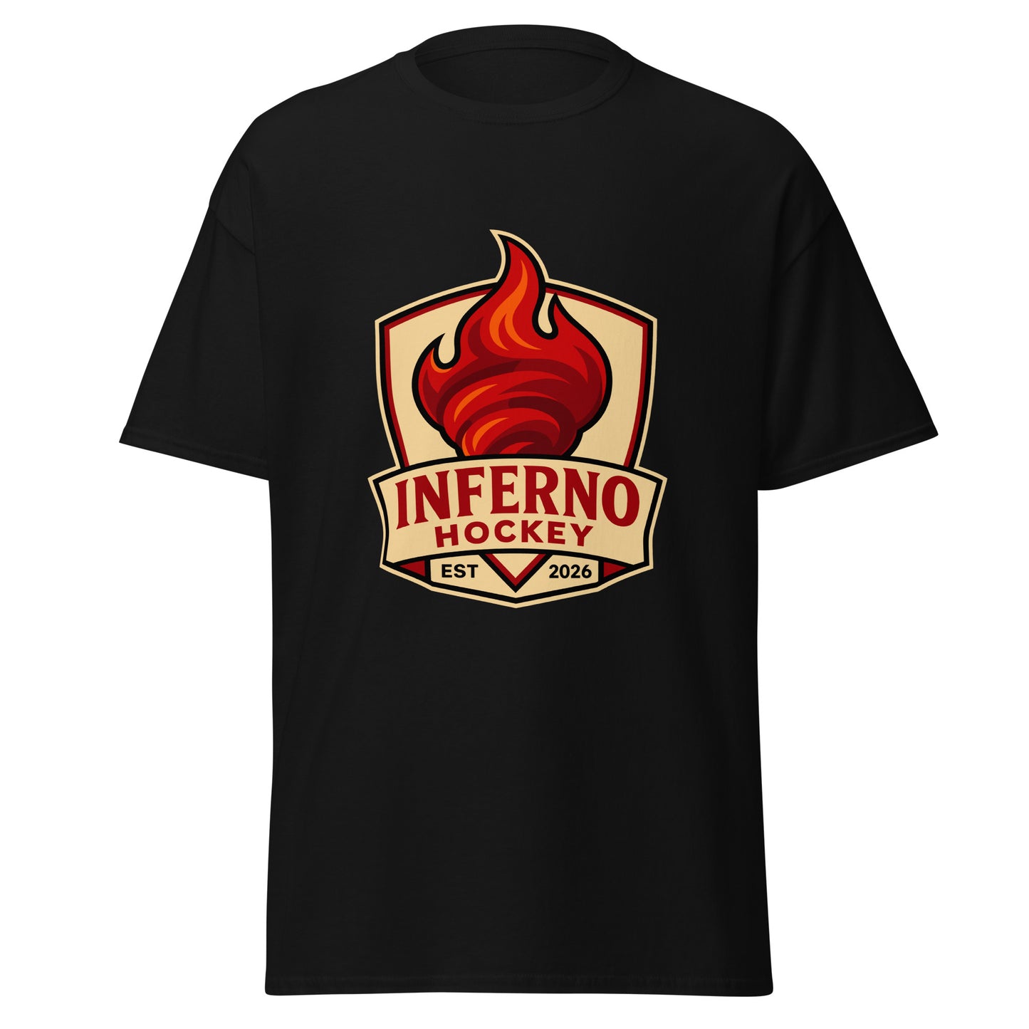 Classic | T-Shirt | Inferno Hockey | Crest Logo