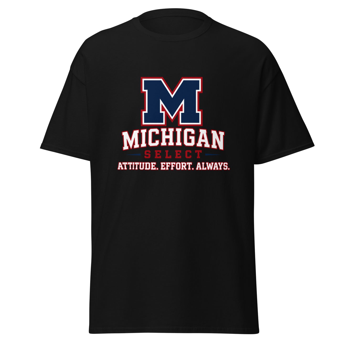 Classic | T-Shirt | Michigan Select Baseball | Crest Logo