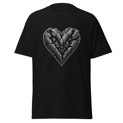 Classic | T-Shirt | Obsidian Heartbeat | Emblem Logo