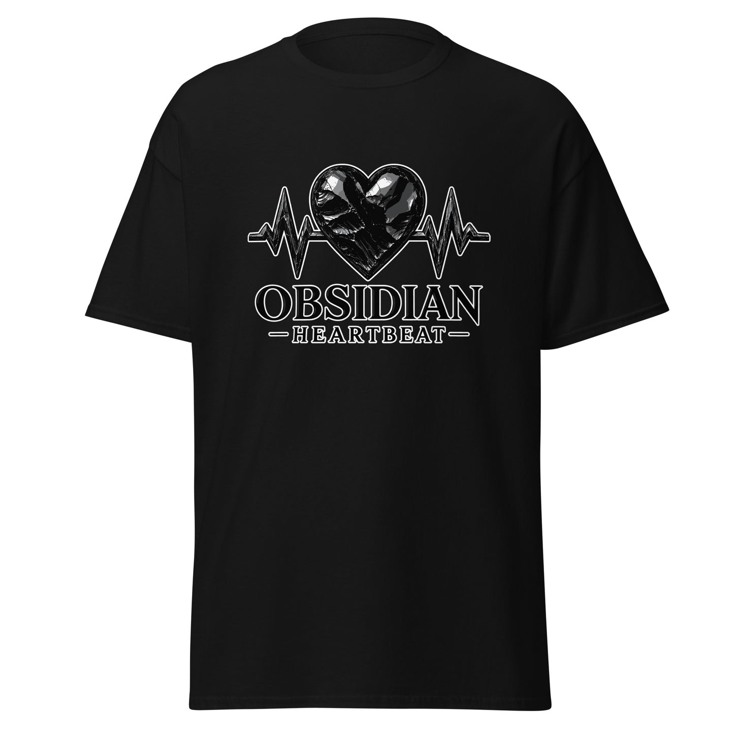 Classic | T-Shirt | Obsidian Heartbeat | Pulse Athletics Logo