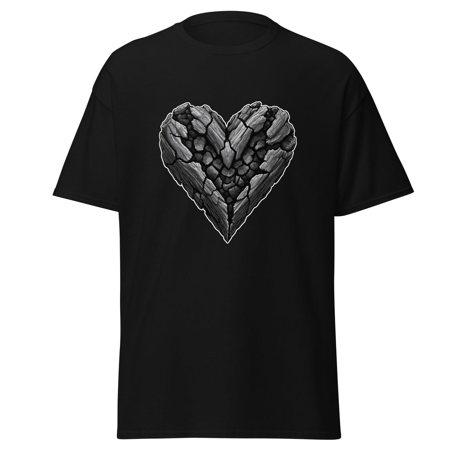 Classic | T-Shirt | Obsidian Heartbeat | Emblem Logo